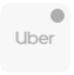 imagem do símbolo da uber em cinza