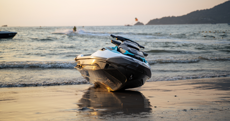 Jet ski na praia