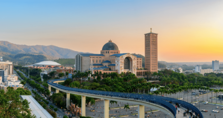 Imagem panorâmica de Aparecida do Norte